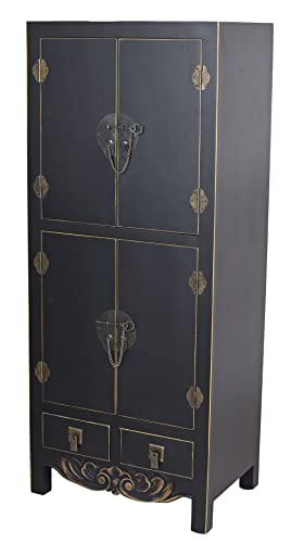 Palazzo mya046 Armoire de mariage chinoise en cocode Noir