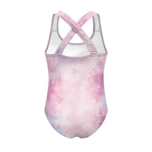 Image of Girls One Piece Swimsuits Axolotl Cross Back Swimwear Beach Summer Quick Dry Beach Bathing Suit