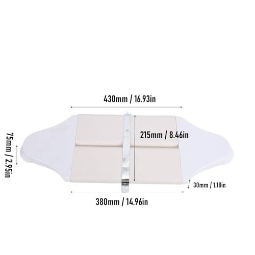 Dintel de conducto de ventilación plano para instalar sin taladrar en techos bajos de 80mm 6