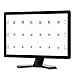 AISITESY 19 Inch Screen Vision Chart Panel Led Visual Acuity Testing Chart Eye Vision Ophthalmic LCD Optical Tester Monitor（Black）