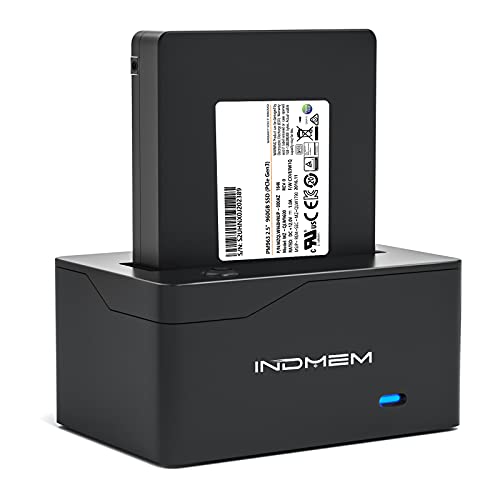INDMEM USB 3.2 Gen 2 to U.2 NVMe SSD Adapter, Type C to U.2(SFF-8639) NVMe SSD Reader Converter Enclosure Docking Station for 2.5â€U.2 NVMe SSD(up to 10Gbps)
