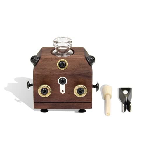 Essential Oil Diffuser, Wooden Aromatherapy Handmade Robot Home Office Car Diffuser Bottle #TOP1