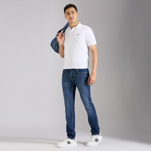 Image of Pepe Jeans Men's Jeans | Slim Fit | Mid Rise | Stretchable
