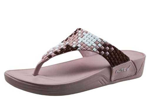Image of FLITE Daily Use Thong Slippers for Women || Non-Slip & Anti-Skid Bathroom Slippers | Lightweight, Waterproof & Comfortable Casual Flip-Flops