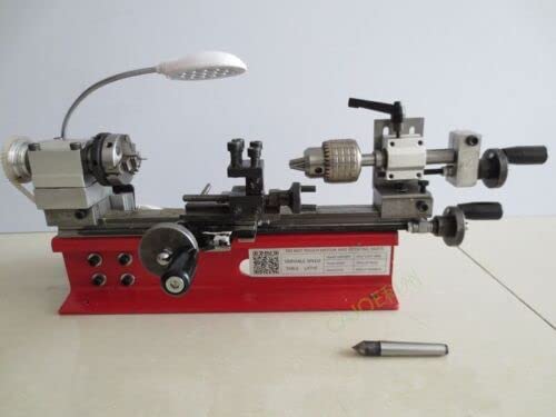 Mini tokarka biurkowa instrument do domowego laboratorium tokarka 4 szczęki uchwyt 65 mm