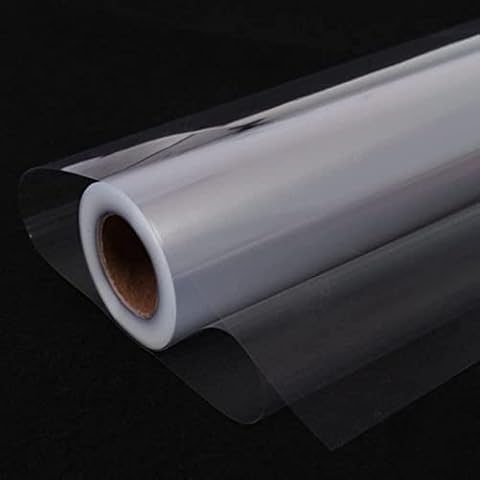 Transparent Clear Wrapping Cellophane Wrap 30m*40cm, Florist Wrap Clear Cellophane Wrapper Bouquet Gift Basket Wrapping Cellophane Wrap Roll for Home Party Arts Crafts Fruit Food Cover