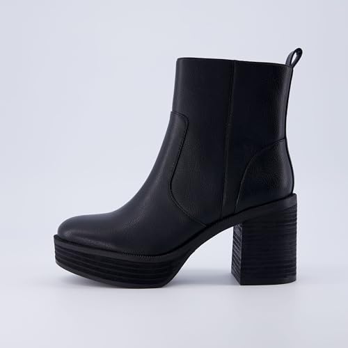 CUSHIONAIRE Women's Festival Platform Block Heel Boot +Memory Foam, Wide Widths Available2