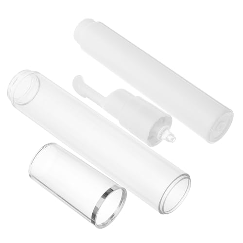 WRITWAA Botella De Crema Para Vacío De Cosméticos Aire De Viaje Para Aplicación De Crema Para Rellenable