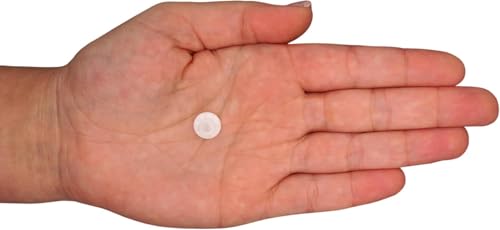Image of (Pack of 20) White Plastic Hole Plugs 0.39 inch x 0.24 inch (10 x 6 mm), Drill Hole Cover Caps, Furniture Hole Plug, Screw Hole Plugs