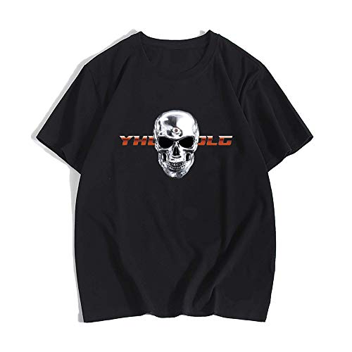 MULINSEN Bad Bunny Shirt Hip-hop Unisex Sports T-Shirt Suitable for Men/Women (Black2-X-Large)