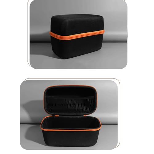 Estuche rígido de EVA para proyector pequeño, bolsa impermeable de almacenamiento con forro suave y correa para llevar a mano miniatura 3