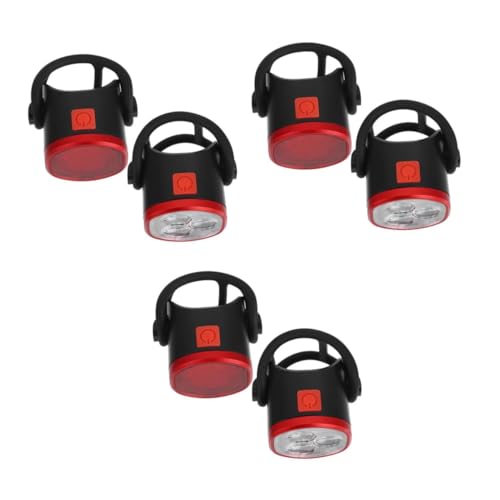 ifundom 3sets USB Rechargeable Bike Light Front and Rear Led Lights Multiple Modes for Night Riding Easy Installation for Cycling Camping Hiking and Mountain Climbing