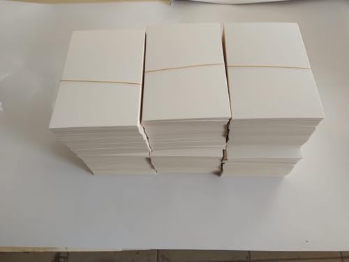5x8 cm Boş Kartvizit, Not Kartı ve Kelime Kartı, 300 g Amerikan Bristol, 100 Adet