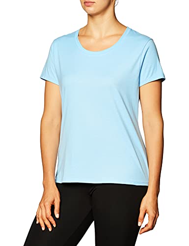 Image of Hanes Women's Perfect-T Crewneck T-Shirt, Lightweight Cotton Short Sleeve Tee for Women