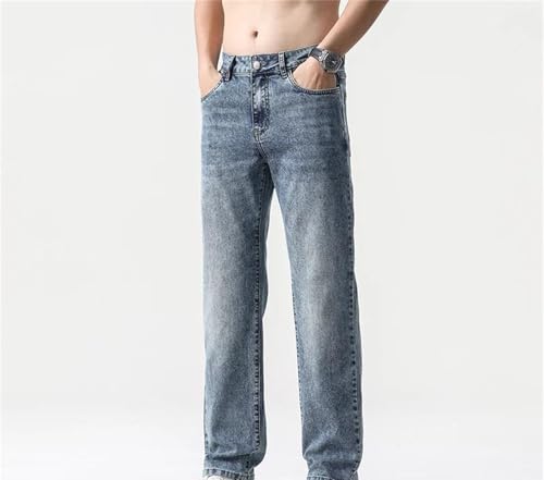 Mens Jeans Wide Leg Baggy Pants Summer Straight Loose Vintage Denim Streetwear Classic Fashion3