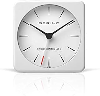 BERING Damen und Herren Alarmclock Funk Movement - Home Decor Collection mit Kunststoff Glas 91066-54S