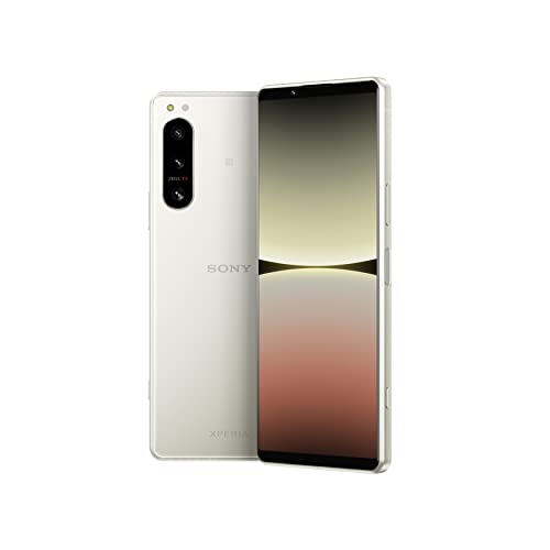 Sony Xperia 5 IV (5G Smartphone, 6,1 Zoll, 4K HDR 120 Hz OLED-Display, Dreifach-Kamera mit optischem Zoom (ZEISS T*), 3,5-mm-Audio, Dual SIM) 24+12 Monate Garantie [Amazon Exklusiv] Ecruweiß