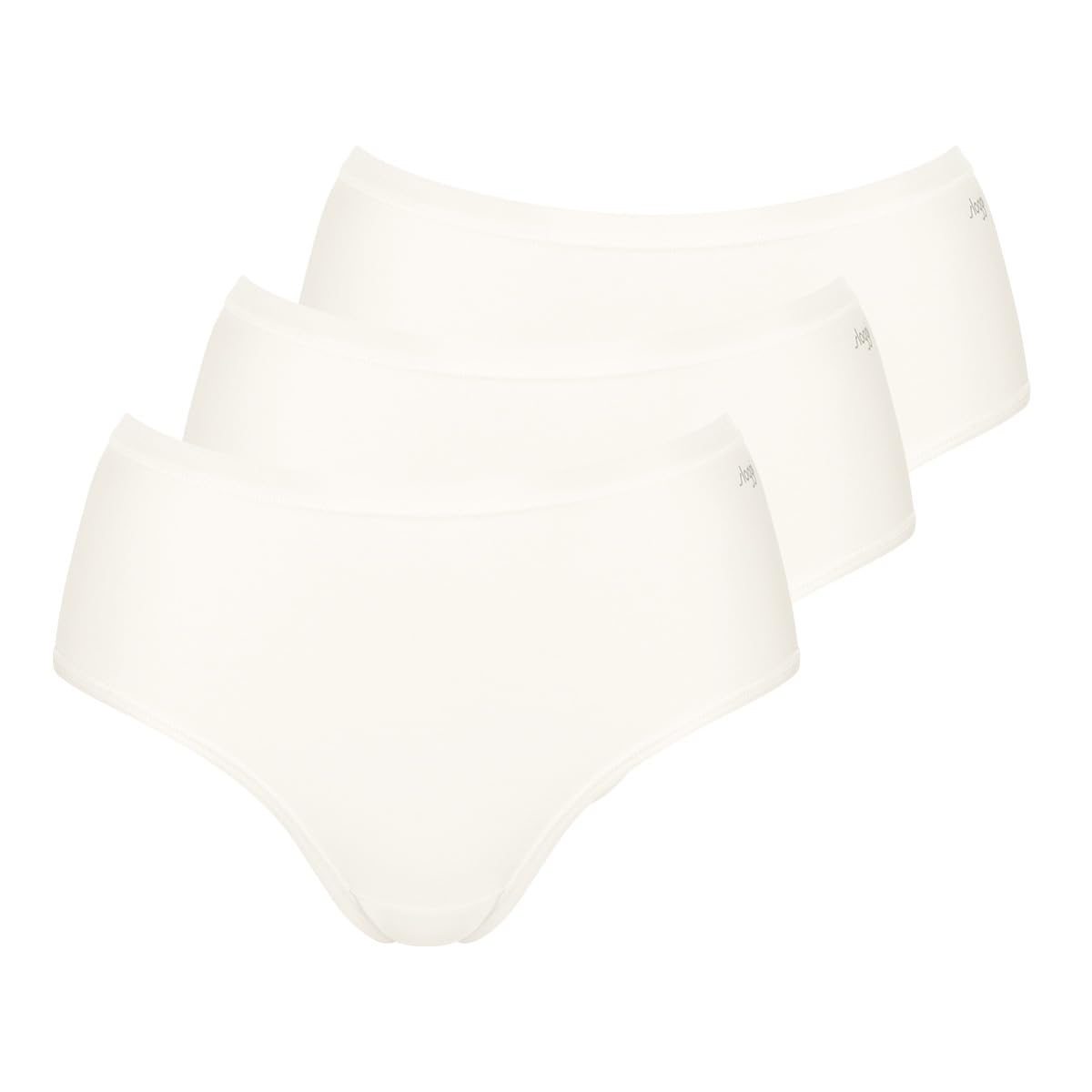 Sloggi Women's Blanc Cotton Briefs Go Daily Midi (X3)
