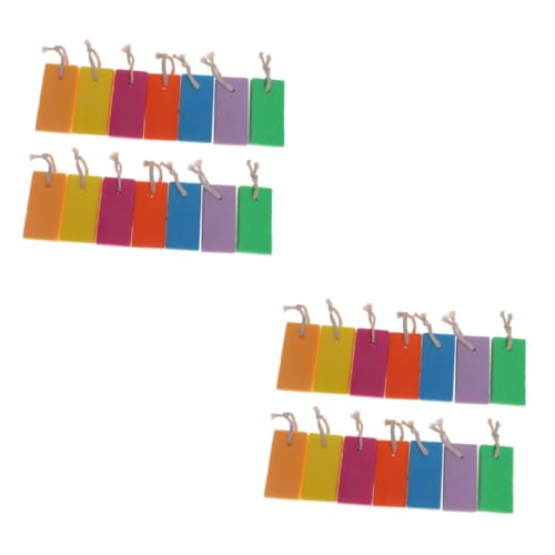 minkissy 2sets Pumice Stone Set Exfoliating Tool Grinding Foot Stones Smooth Edges Long-Term Use 18pcs*2