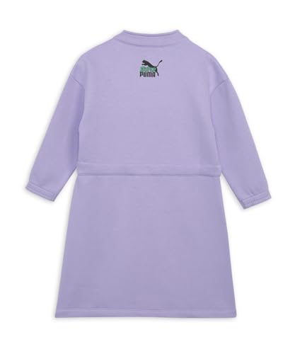 Image of Puma Girl's Cotton Classic Knee-Length Dress