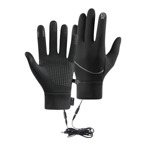 Guantes De Trabajo Con Calefacción: Guantes Aislados Eléctricos Duraderos, Impermeables Y Recargables | Calentadores De Manos Con Batería De Servicio Pesado, Ideales Para La Construcción, Mano De Obra