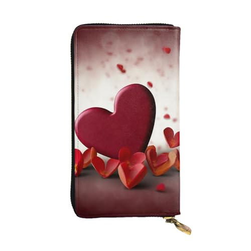 Portefeuille femme en cuir grand format avec porte-carte et compartiment téléphone portable