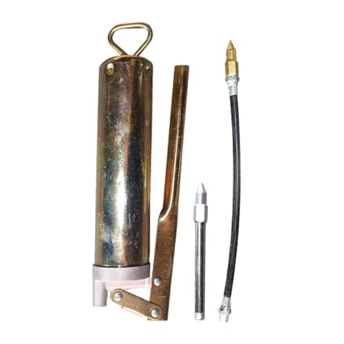 Pistola Engrasadora: Herramienta Manual De Llenado De Grasa, Aplicador Profesional De Lubricación Para Reparación De Automóviles | Pistola Engrasadora Manual Con Manguera Flexible Para Fácil Inyección