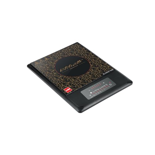 Image of Cello Induction Cooker Blazing 700B+ (IC-700B+) 1600 Watt Induction Cooktop, Soft Touch Button with Crystal Glass (Black)