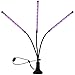 Produktbild LED Pflanzenlampe Vollspektrum mit 3 Timer Funktion 3H/9H/12H, 9 Arten von Helligkeit, 27W 108LED Dreikopf Pflanzenlicht UV Wachstumslampe (3 Lampenköpfe)