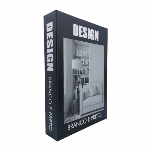 Kit Livro Caixa Decorativo Fake Yoga Vaso Porcelana Decor