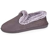  Isotoner Zapatillas de casa cerradas mujer pieles
