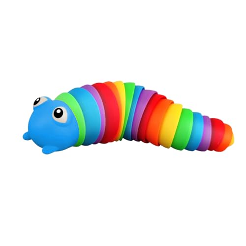 Regenbogen Schnecke Spielzeug | Regenbogen Raupe Kinder Knautschtier -...