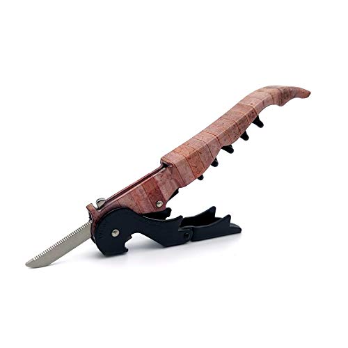 Pulltap's Genuine Collection 900 - Sacacorchos de madera con doble bisagra para abrebotellas de vino