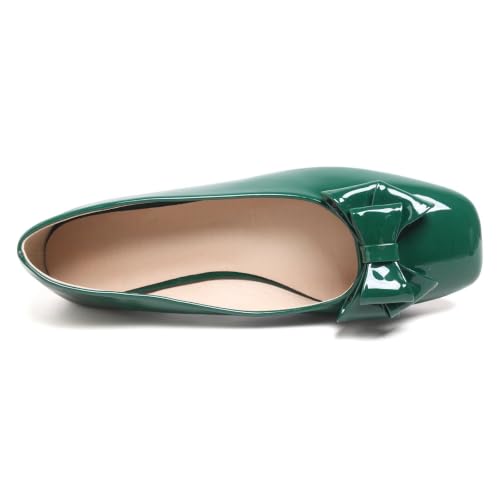 Image of Dear Time Women's Casual Foldable Ballet Flats Square Toe Ballerina Flats Shoes Comfortable