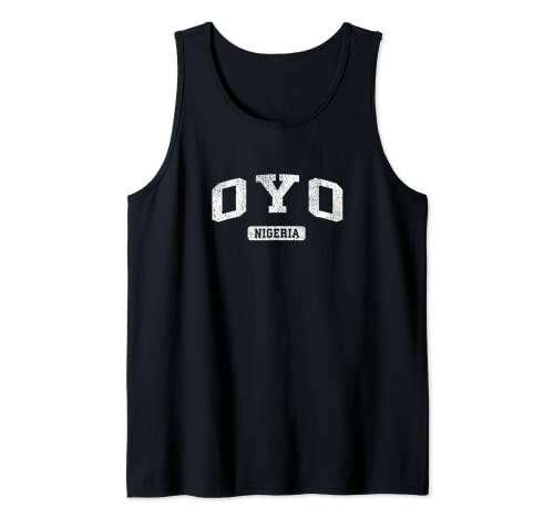 Oyo Nigeria Vintage Sports Design Tank Top