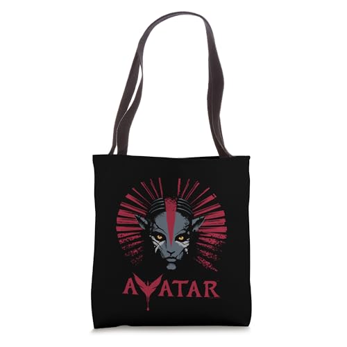 Bolso tote oficial de Avatar: Fire and Ash con cara de Varang del Clan Mangkwan y logotipo de la película miniatura 1