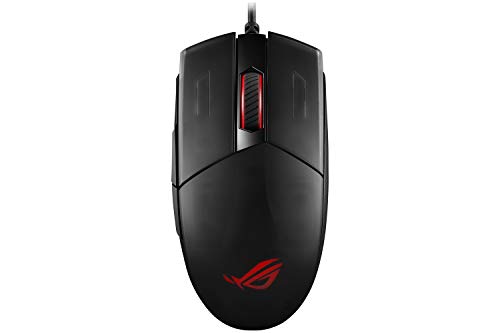 ROG Strix Impact II Mouse Gaming USB, Sensore Ottico 6.200 DPI, 5 Tasti Programmabili, Illuminazione RGB, Socket Switch Push-Fit, Leggero, Ambidestro, Nero - Mouse gaming - Immagine 2