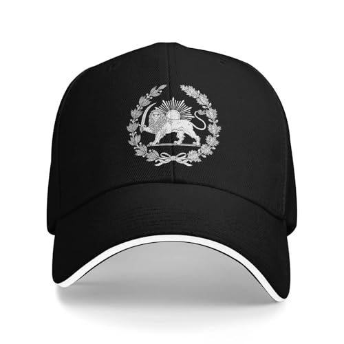 Casquette baseball drapeau iranien lion persan soleil chapeau extérieur unisexe