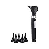 SWADESI BY MCP Optic Mini Pocket Otoscope Set LED Ear Scope Medical Diagnostic ENT Otoscope LED Portable Otoscope Ear Cleaner with 5 Tips