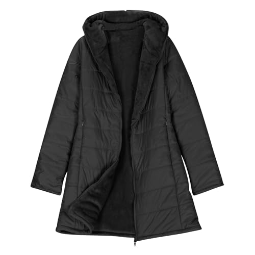 Padded Down Jackets for Women Winter Fall Long Sleeve Hooded Basic Puffer Jackets Hooded Outfits Women 2025 Fashion2