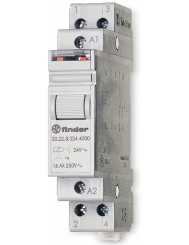 Télérupteur pour profilé Finder 20.22.9.024.4000-1 2 NO (T) 24 V/DC 16 A 4000 VA 1 pc(s)