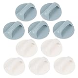 Poignée de porte en plastique - aucune colle n'est requise pour ce produit. décollez simplement le film protecteur du support autocollant et collez-le sur les meubles.