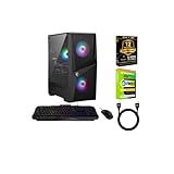 MSI Codex Z2 Gaming Desktop PC AMD Ryzen 7 8700F 5GHz GeForce RTX 5060 32GB DDR5 RAM 1TB PCIe Gen4 SSD Windows 11 WiFi 6E Bluetooth HDMI DP USB C CPS 12 Mo Protection HDMI Cable Webroot 6 Mo Antivirus
