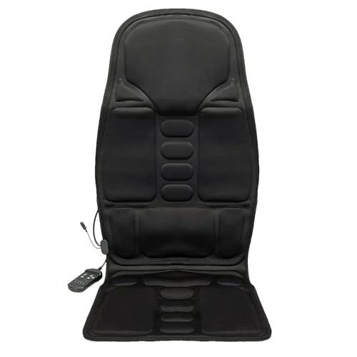 WXJHNYBS Esterilla Calor Espalda 7 Motores con Múltiples Modos Manta Electrica Coche Cómodo Antideslizante Cojines De Masaje Eléctricos para Camiones 1 Paquete