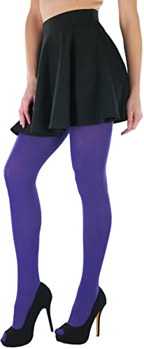 Image of ToBeInStyle Women's Nylon Solid Opaque Pantyhose Tights