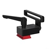 Photo Gallery tappo a t in alluminio per sega circolare con limitatore angolare regolabile e staffa scorrevole, compatibile con guide standard per la lavorazione del legno (nero) Photo Gallery tappo a t in alluminio per sega circolare con limitatore angolare regolabile e staffa scorrevole, compatibile con guide standard per la lavorazione del legno (nero)