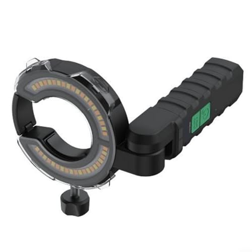 Fauhapyway Foco LED recargable para pintura de coche, foco recargable, temperatura de color ajustable, luz de trabajo impermeable IP65 con batería de 3200 mAh.