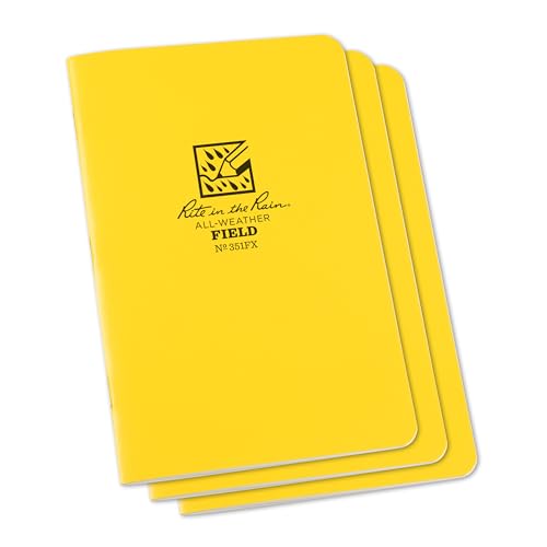 Papier qui ne prend pas l'eau cahier étanche jaune Rite in the Rain 351FX