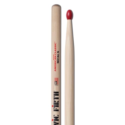 Vic Firth Classic Metal American Hickory Wood Tip Drumstick