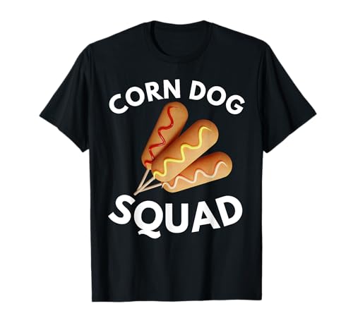 Corn Dog Squad Stick Cheesy Corn Dogs Corndog Man Stick T-Shirt